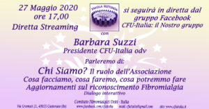 Fibromialgia: CFU-Italia spiega il ruolo dell'associazione
