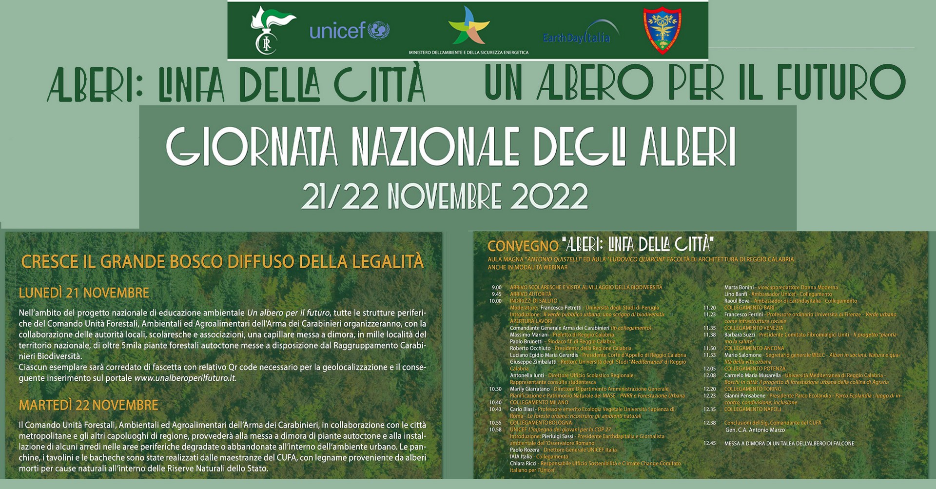 Giornata Nazionale degli alberi