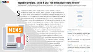 ’Vederci sgretolare’, storie di vita: "Un invito ad ascoltare il dolore"