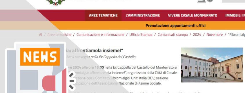 "FIBROMIALGIA: AFFRONTIAMOLA INSIEME!"