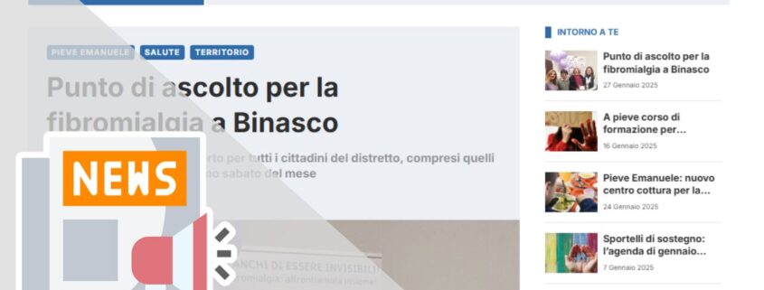 PUNTO DI ASCOLTO PER LA FIBROMIALGIA A BINASCO