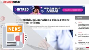 FIBROMIALGIA, IN LIGURIA FINO A 45MILA PERSONE POTREBBERO SOFFRIRNE