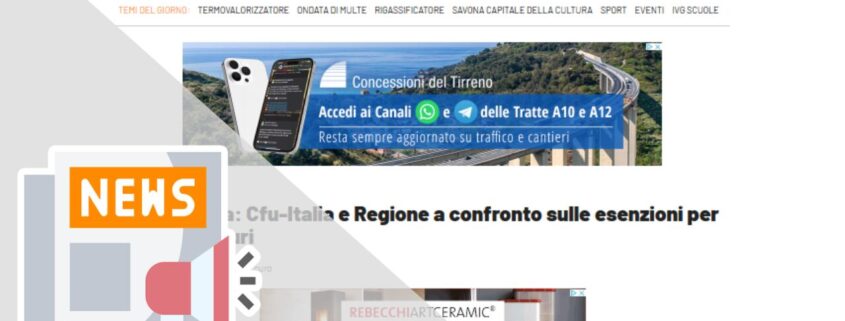 FIBROMIALGIA: CFU-ITALIA E REGIONE A CONFRONTO SULLE ESENZIONI PER I PAZIENTI LIGURI