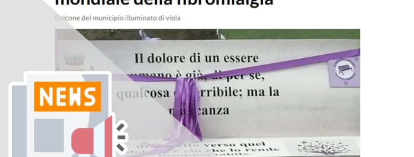 ARBOREA ADERISCE ALLA GIORNATA MONDIALE DELLA FIBROMIALGIA