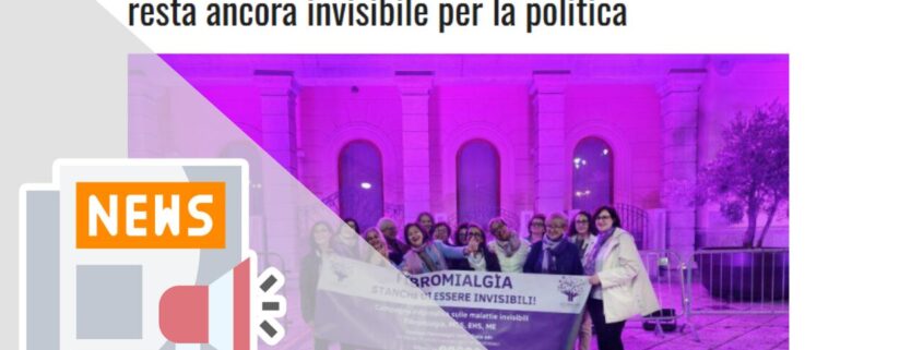 OLBIA SI ILLUMINA DI VIOLA, MA LA FIBROMIALGIA RESTA ANCORA INVISIBILE PER LA POLITICA