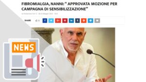 FIBROMIALGIA, NANNI: “ APPROVATA MOZIONE PER CAMPAGNA DI SENSIBILIZZAZIONE”