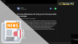 IL SENATO ILLUMINATO DI VIOLA PER LA GIORNATA DELLA FIBROMIALGIA