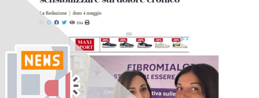 FIBROMIALGIA, UN EVENTO A MASSAFRA PER SENSIBILIZZARE SUL DOLORE CRONICO